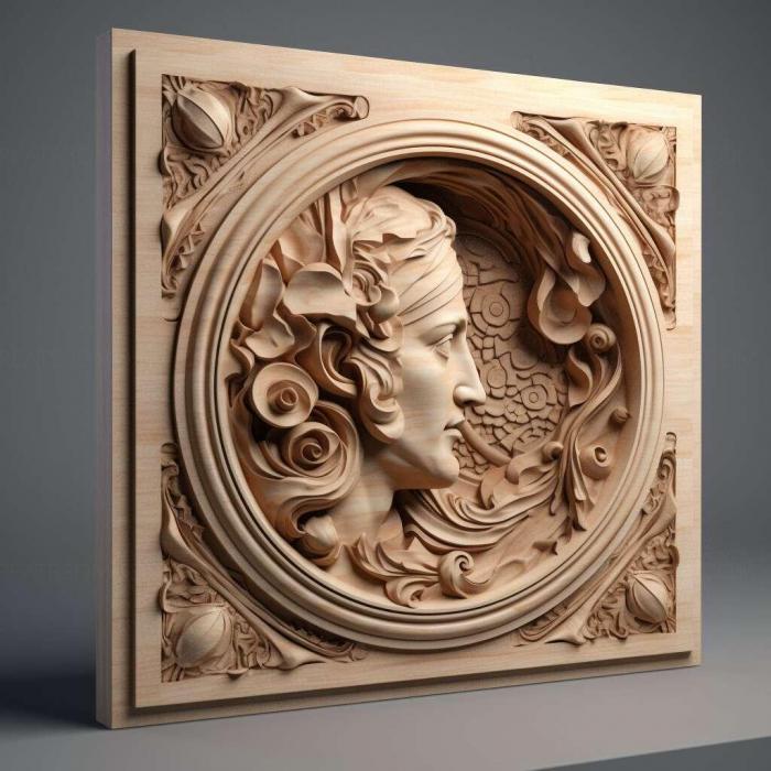 نموذج ثلاثي الأبعاد لآلة CNC 3D Art 